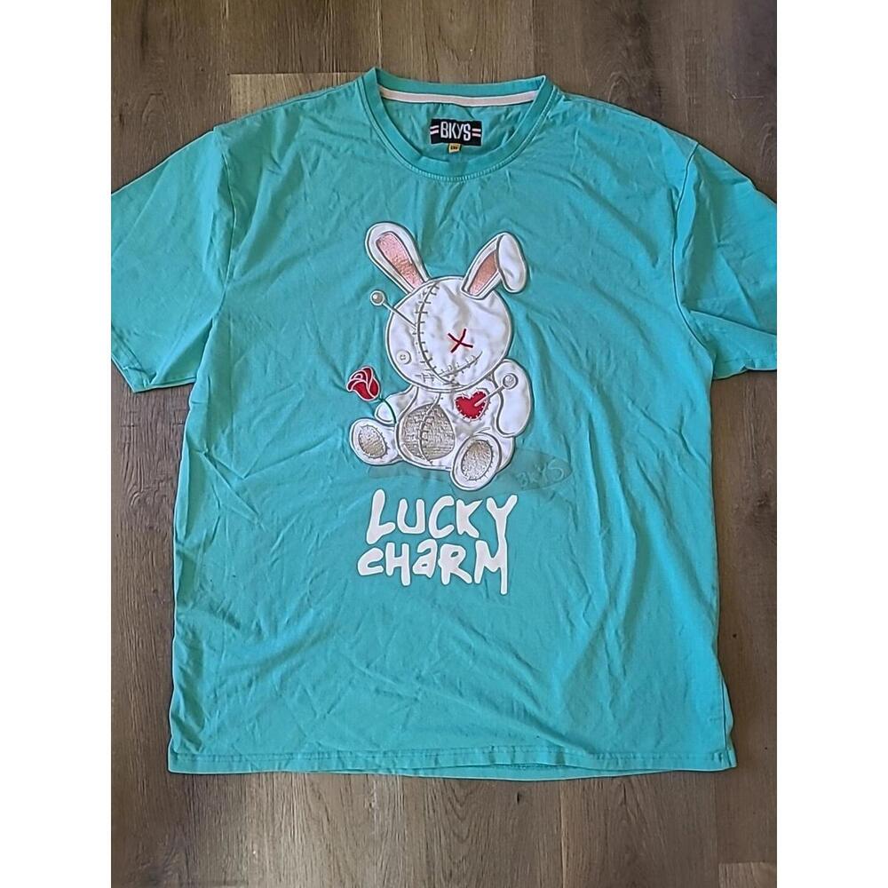 BKYS Lucky Charm Blue Bunny Tshirt Women's 5XL
